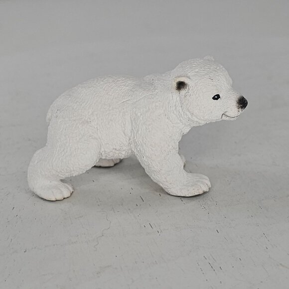 Schleich Polar Bear Baby Cub Walking #14708 Animal Figure - Picture 6 of 8